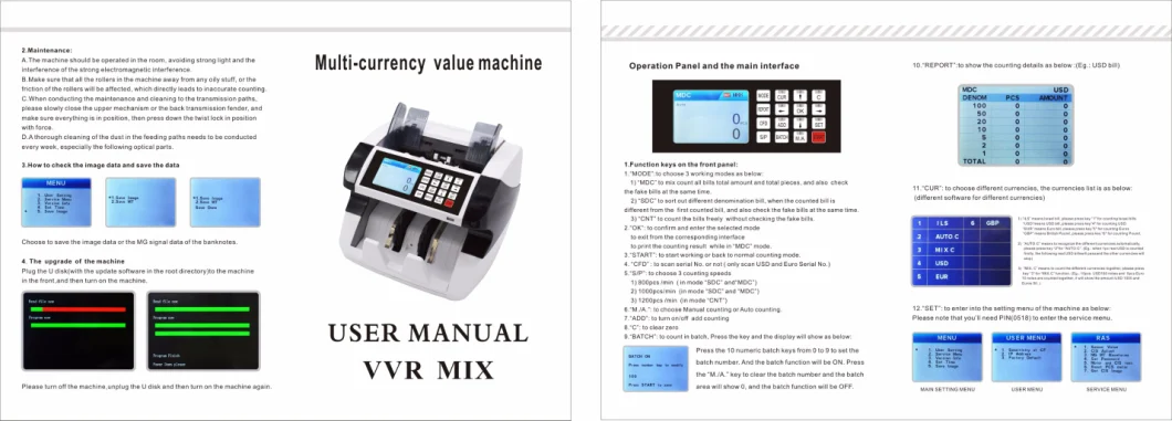 Jn-1685b Top 2cis Mix Money Value Counter