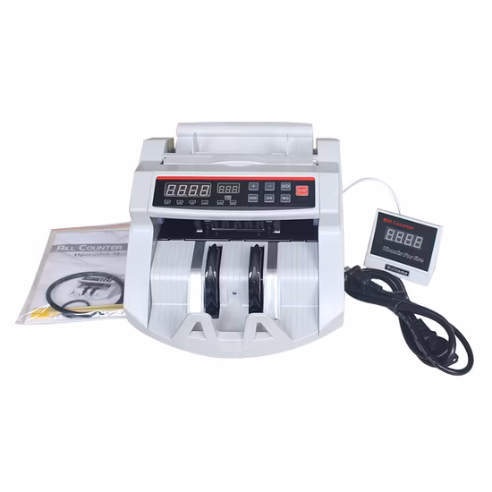 Jn-2040 Golden Special Changing Red LCD Money Counting Machine con UV&Mg