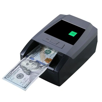 2019 Venta caliente R100 Detector de billetes, Detector de dinero, Detector de dinero falsificado